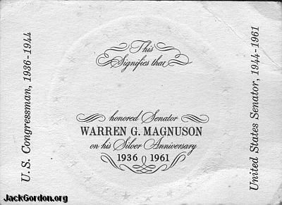 Warren Magnusen 25th reverse