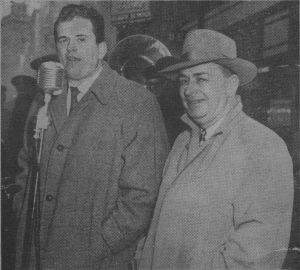 Jack Gordon and Harry Reed, at Welcome Lane, 1952