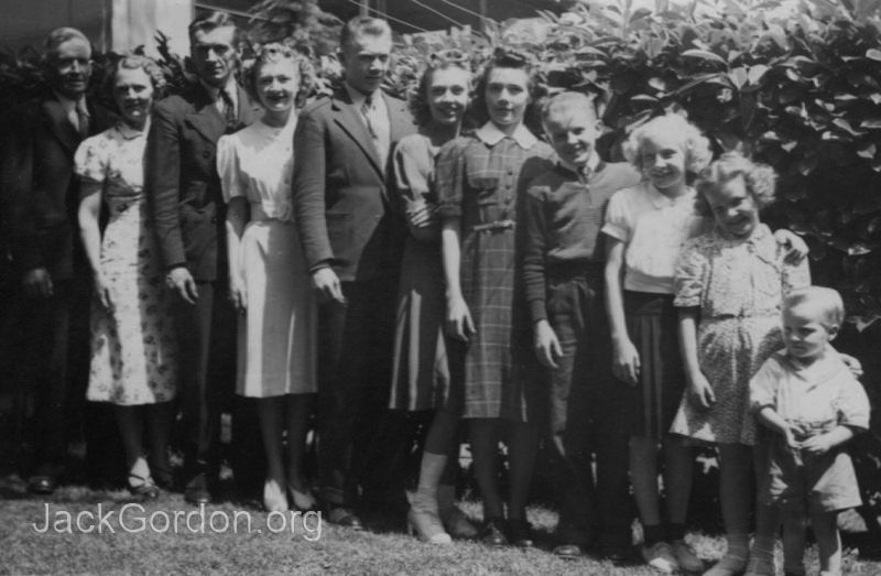 The Edward Walsh Family in 1941