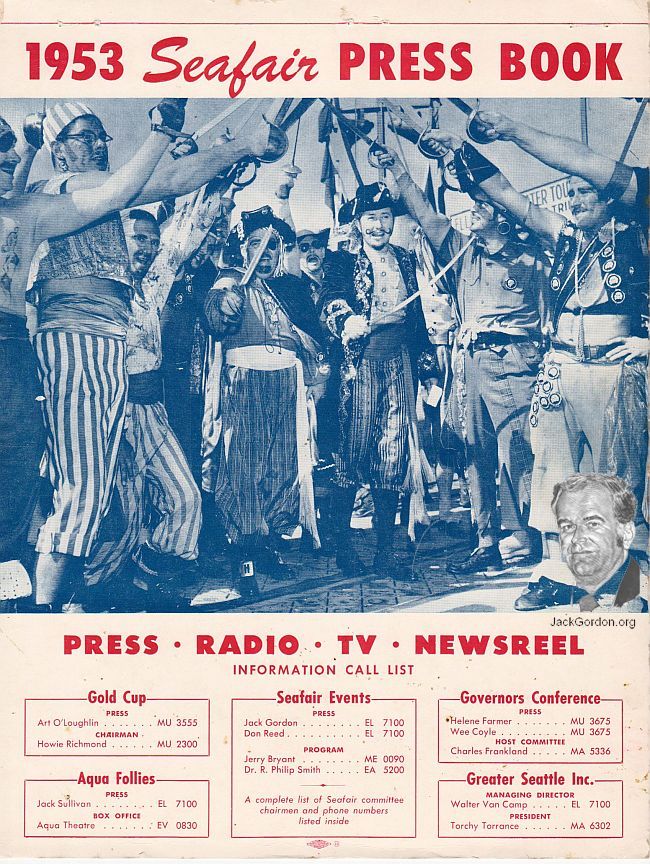 1953 Seafair Press Guide Cover