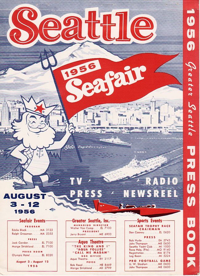 1956 Seafair Press Book Cover
